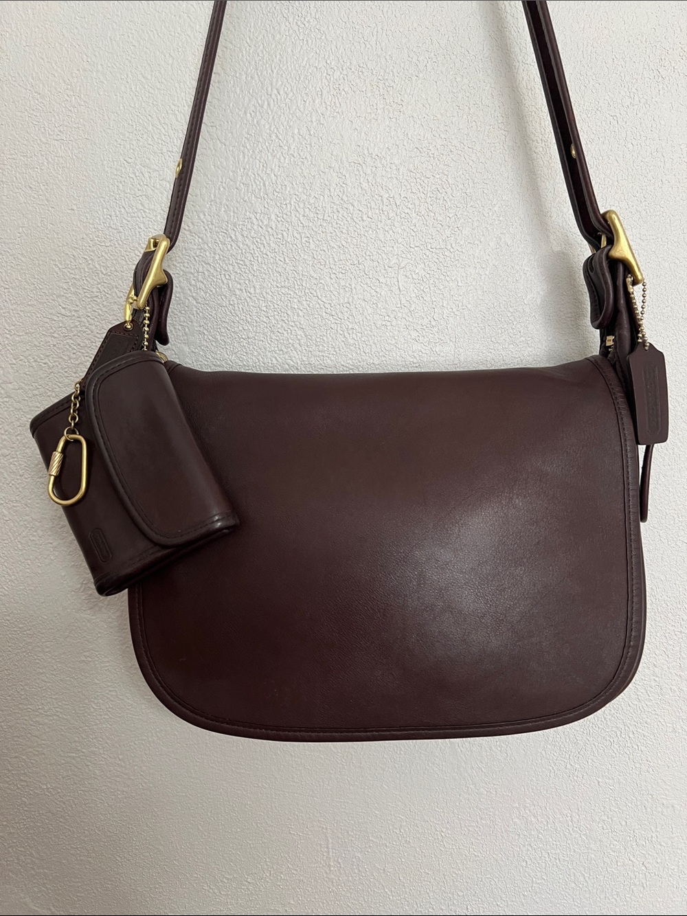 Coach Mahogany Patricia’s Legacy Flap Saddle Bag with Multi Function Wallet - Picture 3 of 16